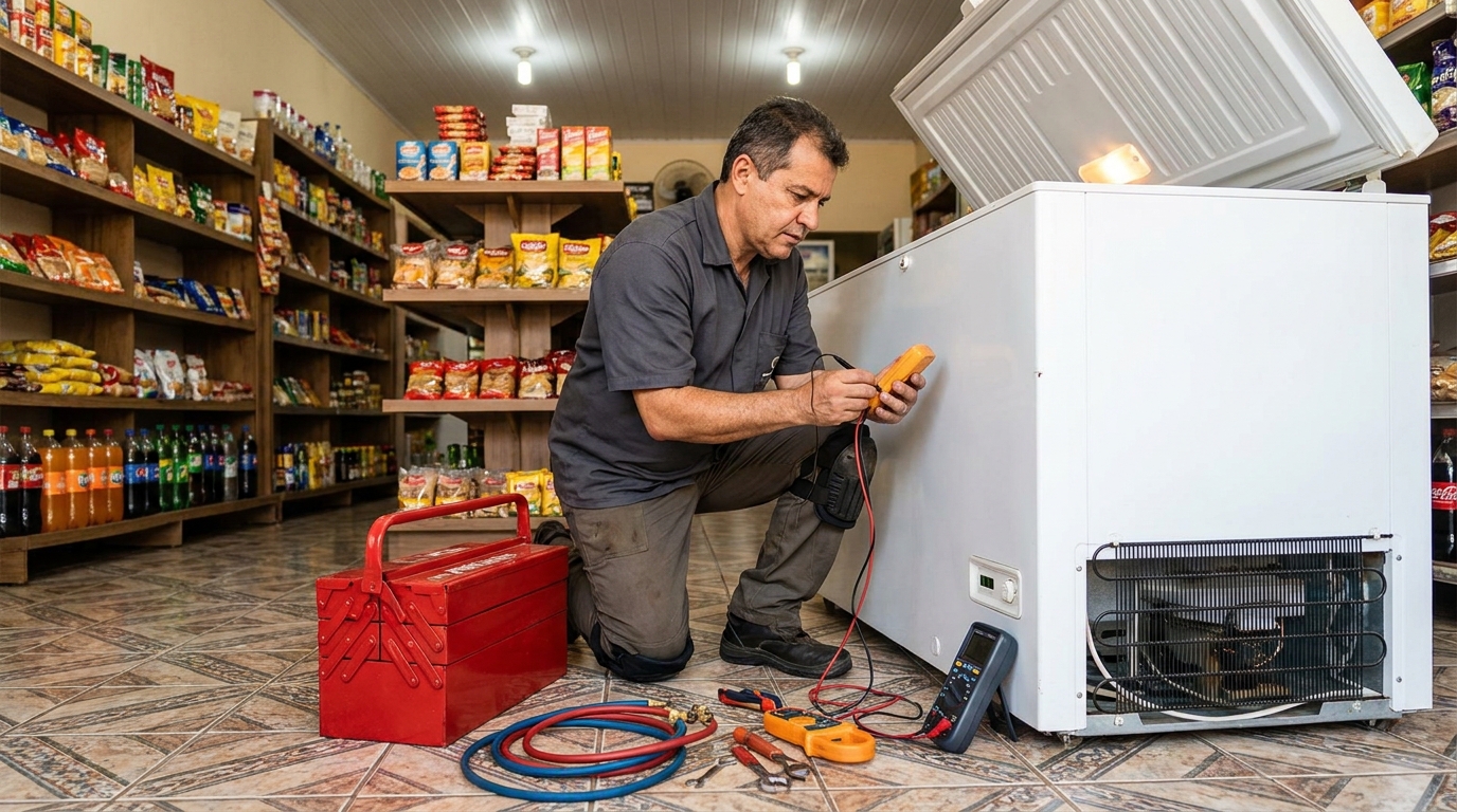 Ajuste de Temperatura do Freezer em Cotia‑SP